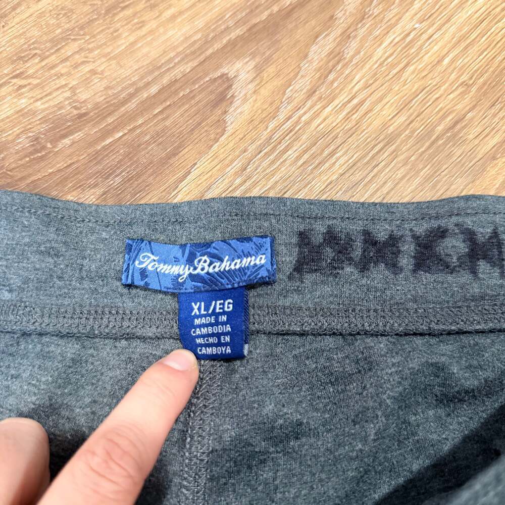 Tommy Bahama Men's Blue Heathered Jogger Sweatpants - Size XL - Picture 5 of 7